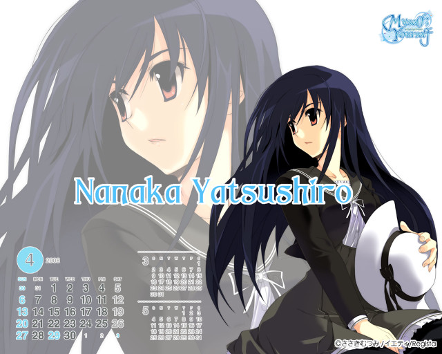 Anime couple long hair black free wallpaper - medium preview image