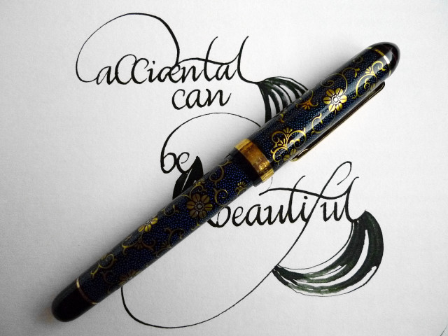 Fountain pen paper writing underneath free wallpaper - medium preview image