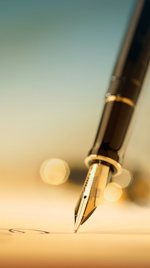 Pen writing paper blurry sky free wallpaper - medium preview image