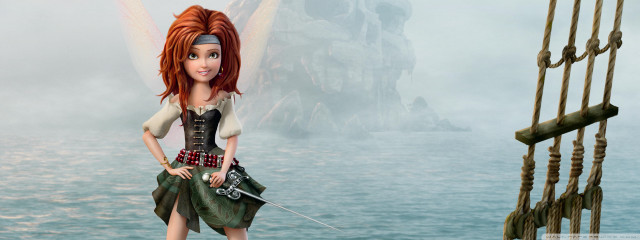 Cartoon character pirate hook flag free wallpaper - medium preview image
