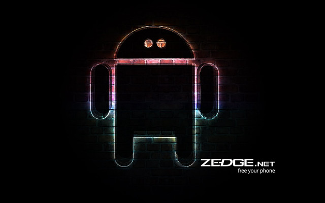 Neon sign brick wall background free wallpaper for desktop - medium preview image