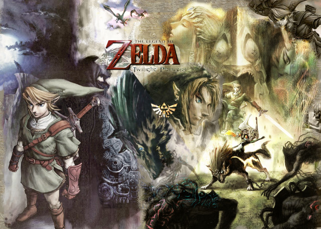 Zelda collage characters video game free wallpaper - medium preview image
