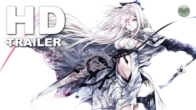 Woman with sword in hand free wallpaper - medium preview image