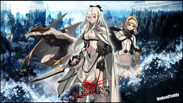 Dragon cityscape two women fantasy free wallpaper - medium preview image