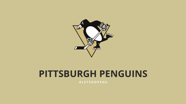 Penguin hockey stick puck mouth free wallpaper - medium preview image