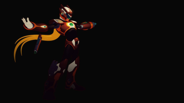 Robot green eye yellow tail free wallpaper - medium preview image