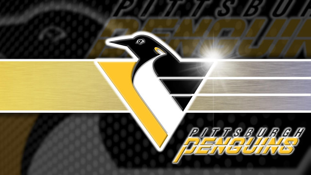 Penguin logo yellow black stripe free wallpaper - medium preview image