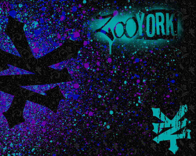 Graffiti neon sign zoo york free wallpaper - medium preview image