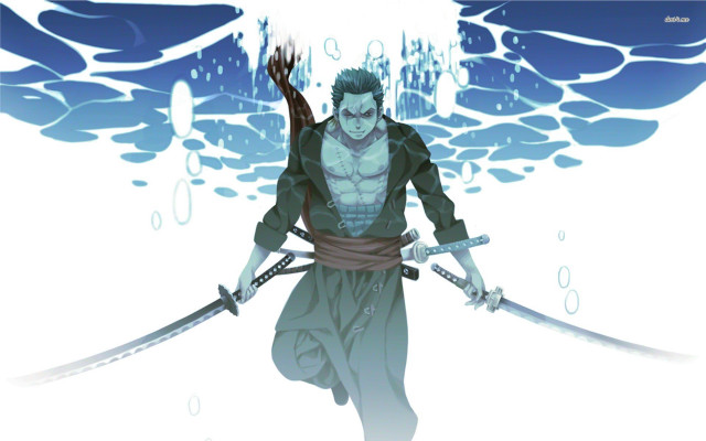 Man sword castle water sky free wallpaper - medium preview image