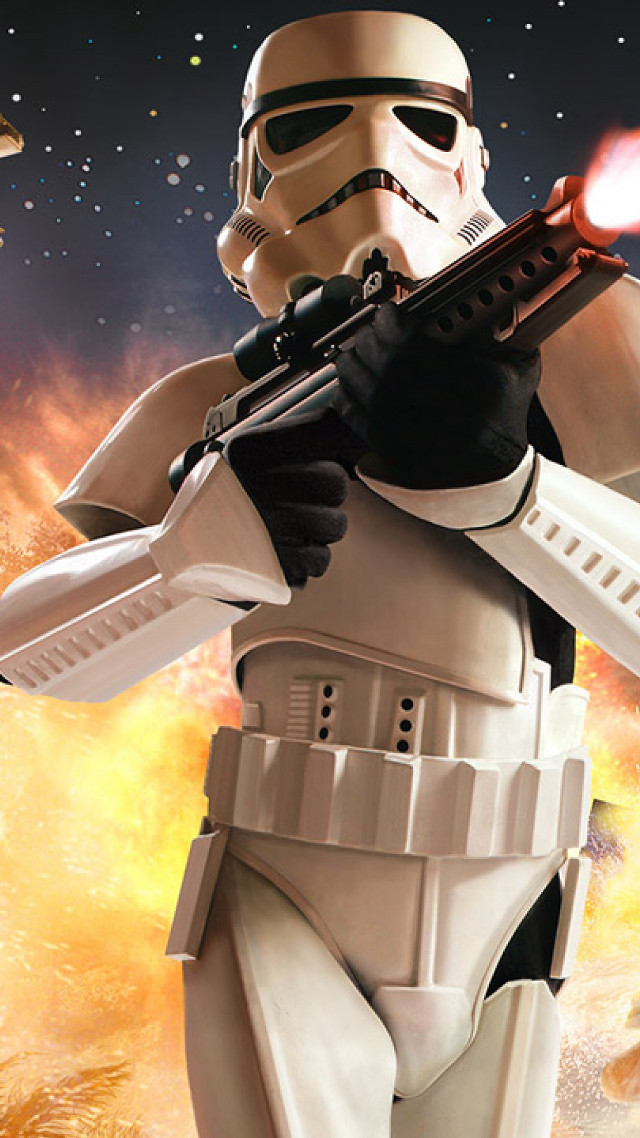 Star wars character holding gun #2 free wallpaper - medium preview image