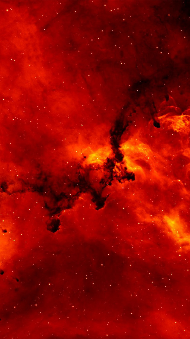 Red black space stars dust free wallpaper - medium preview image