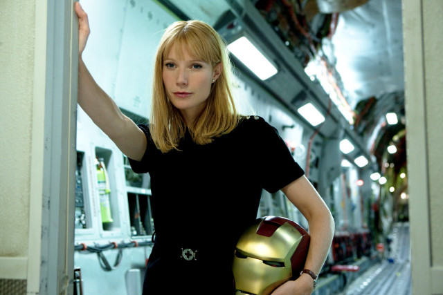 Woman black dress helmet metal free wallpaper - medium preview image