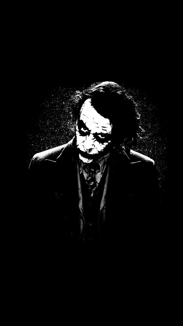 Man suit creepy face black free wallpaper - medium preview image