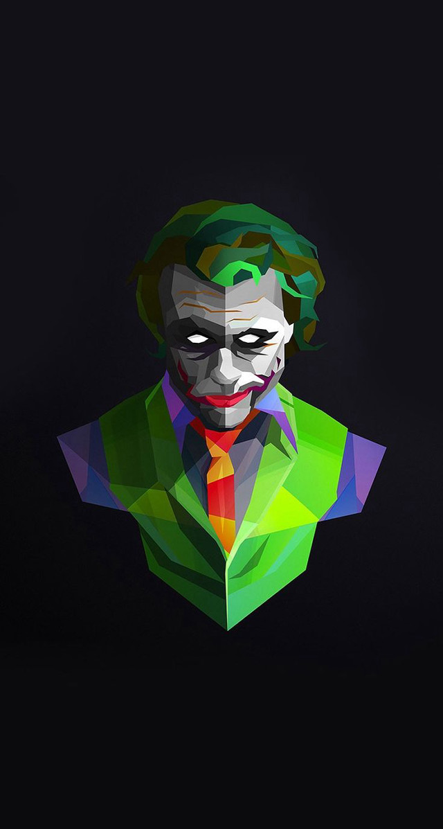 Joker paper cut suit tie free wallpaper - medium preview image