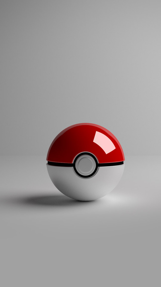 Pokeball red white color scheme free wallpaper - medium preview image