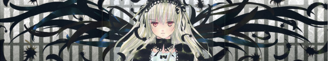 Gothic elfin silverhair redeyes lolita free wallpaper - medium preview image