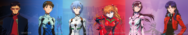 Anime characters colorful hair clothes #4 free wallpaper - medium preview image