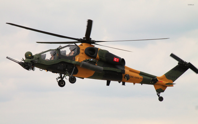 Helicopter flying cockpit person airborne free wallpaper - medium preview image
