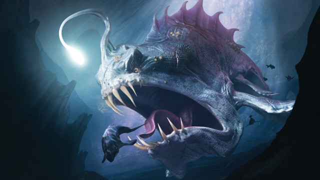 Large dinosaur mouth open cave free wallpaper - medium preview image
