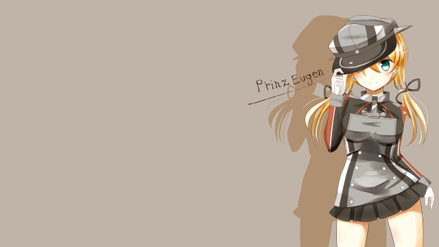 Girl uniform cellphone gun hat free wallpaper - medium preview image