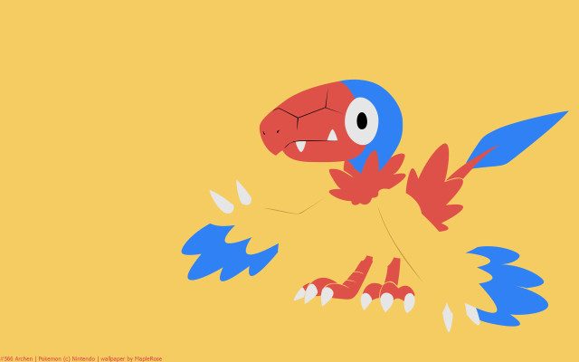 Cartoon bird red beak blue free wallpaper - medium preview image