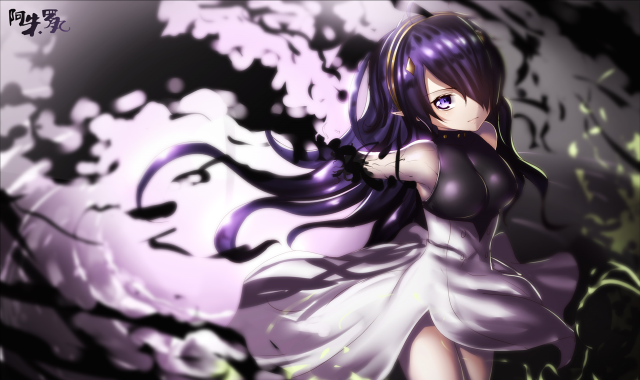 Woman dress gun tree leaves free wallpaper - medium preview image