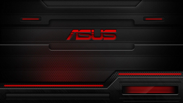 Asus black red wallpaper side free wallpaper - medium preview image