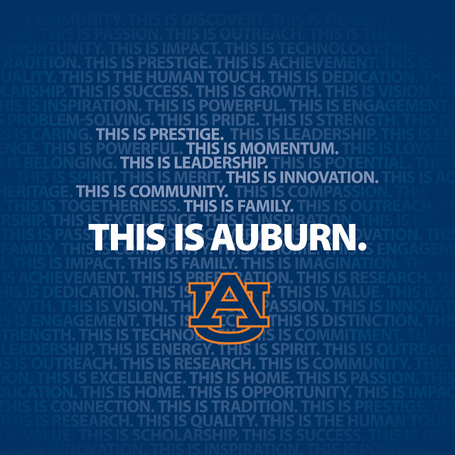 Blue background auburn logo words free wallpaper - medium preview image