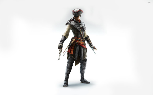 Pirate costume man sword holding free wallpaper - medium preview image