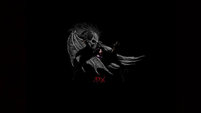 Demonic demon sword dark blood free wallpaper - medium preview image