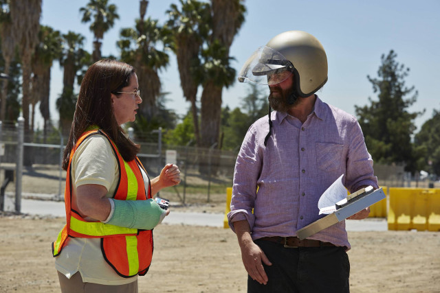 Construction site safety gear palm free wallpaper - medium preview image