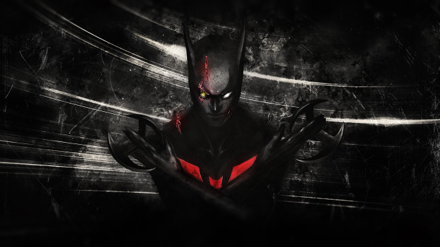 Batman red light black background #2 free wallpaper - medium preview image