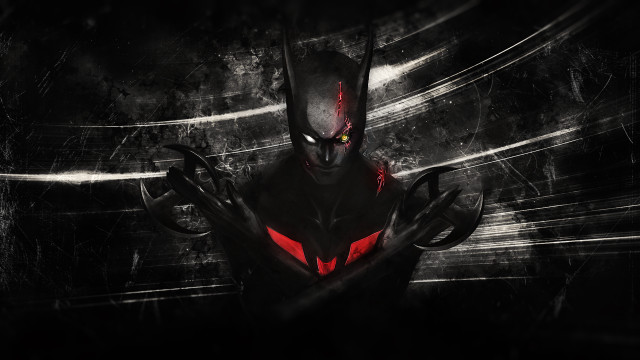 Batman red light face hands free wallpaper - medium preview image