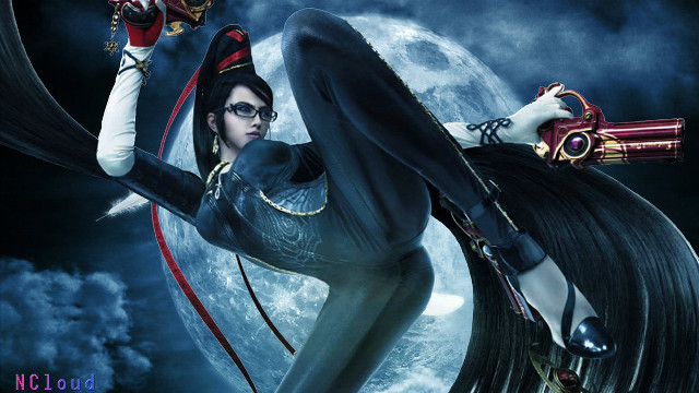 Woman black white red moon free wallpaper - medium preview image