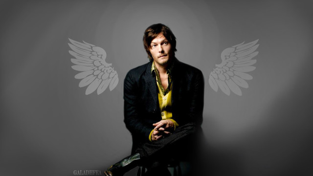 Man black jacket yellow shirt #3 free wallpaper - medium preview image
