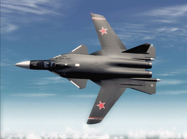 Fighter jet blue sky clouds #27 free wallpaper - medium preview image