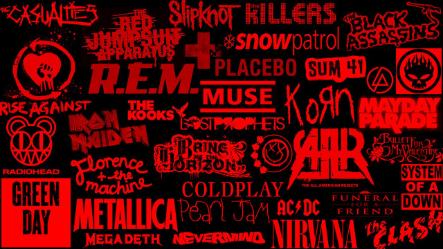 Red black stickers black background free wallpaper - medium preview image