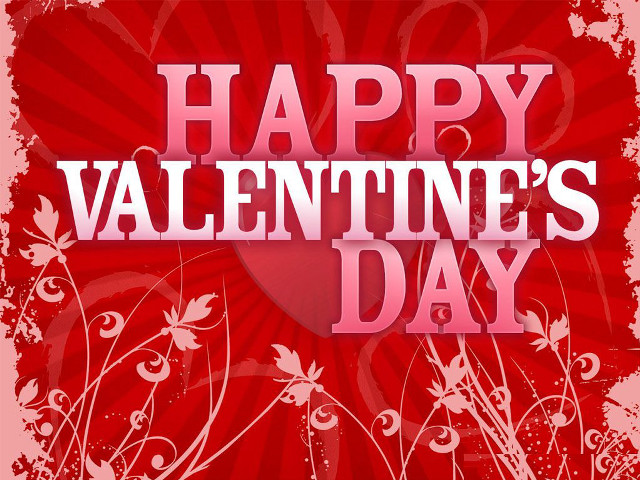 Valentines day card heart flowers free wallpaper - medium preview image