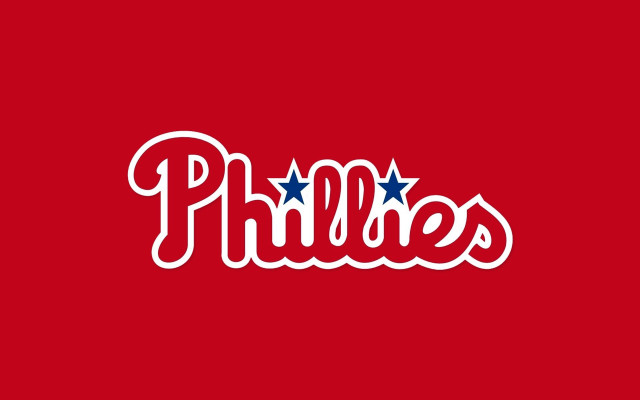Philadelphia phillies logo red background #2 free wallpaper - medium preview image