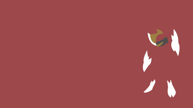 Red background white feathers gold free wallpaper - medium preview image