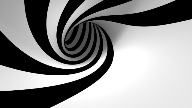 Black white spiral design background #2 free wallpaper - medium preview image