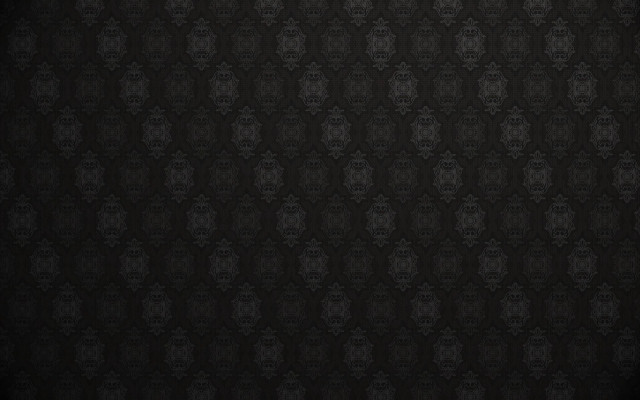 Black wallpaper floral pattern white free wallpaper - medium preview image