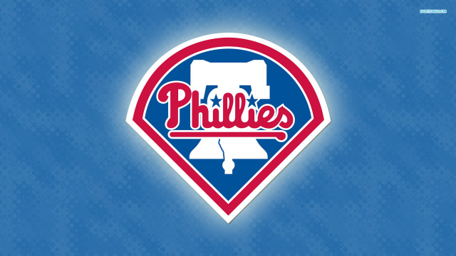 Philadelphia phillies logo blue background free wallpaper - medium preview image