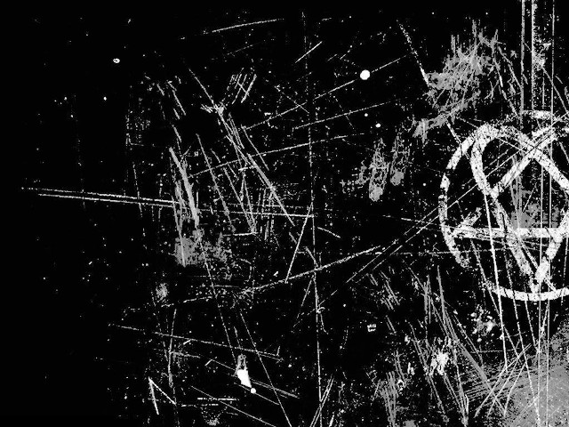 Grungy wall black white cross free wallpaper - medium preview image