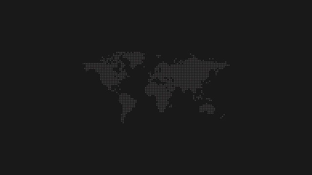 Black white world map dots free wallpaper - medium preview image