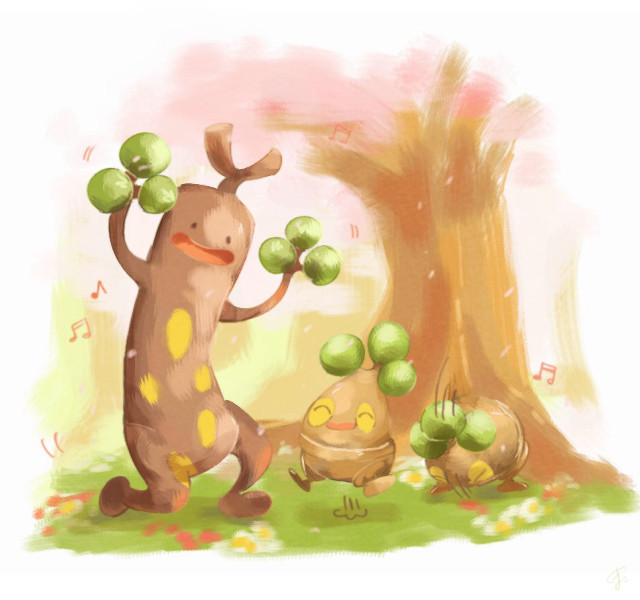 Cartoon character playing tree turtle free wallpaper - medium preview image