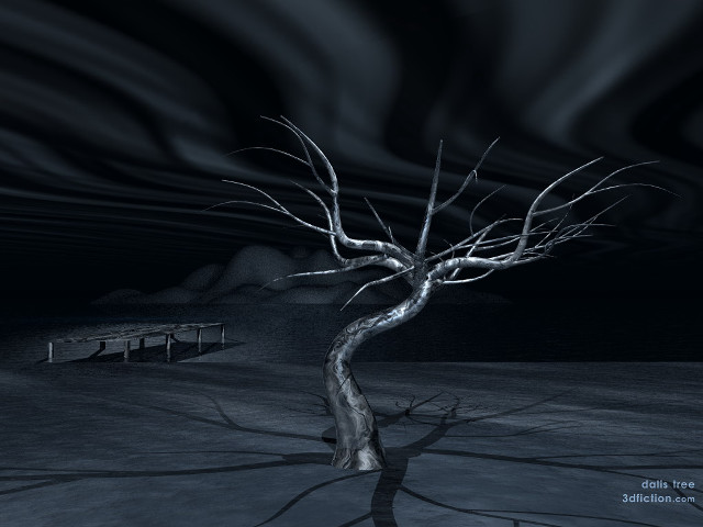 Bare tree barren area bench free wallpaper - medium preview image