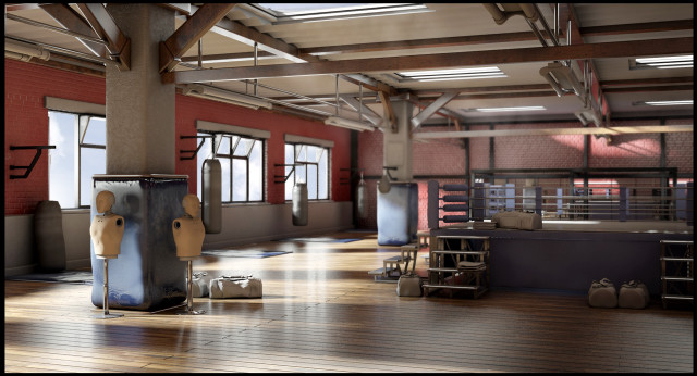 Room windows wooden floor sculpture free wallpaper - medium preview image
