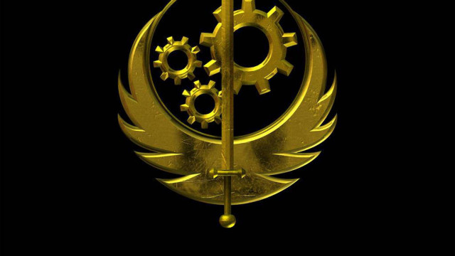 Golden clock gears black background free wallpaper - medium preview image