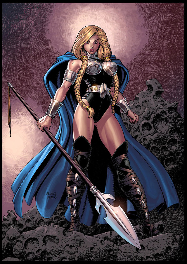Woman costume sword spear rocky free wallpaper - medium preview image